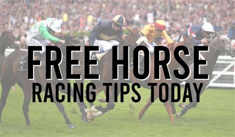 free horse racing tips tomorrow